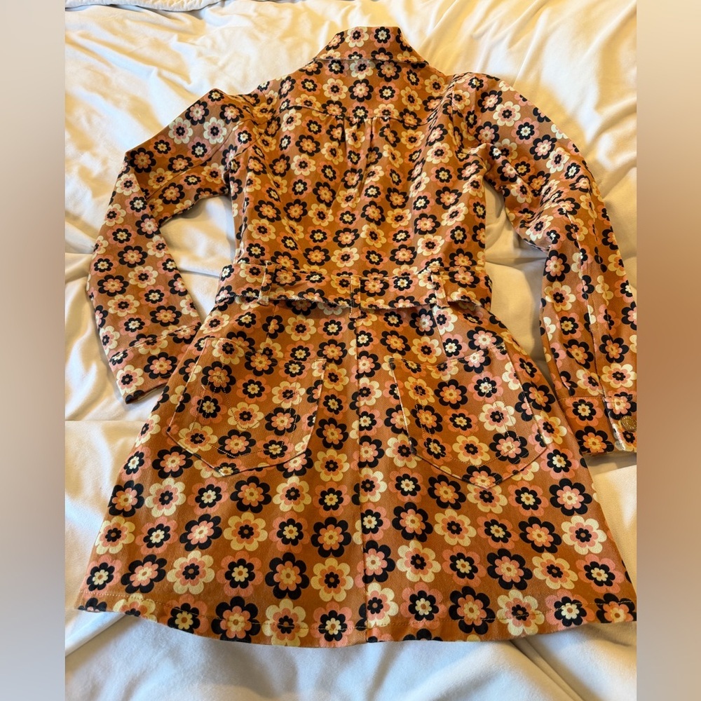 NWT Show Me Your MuMu Women’s Outlaw Floral Buckle Long Sleeve Mini Dress Small - Picture 6 of 7